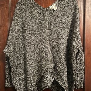 Matilda Jane Black and White V-Neck Sweater